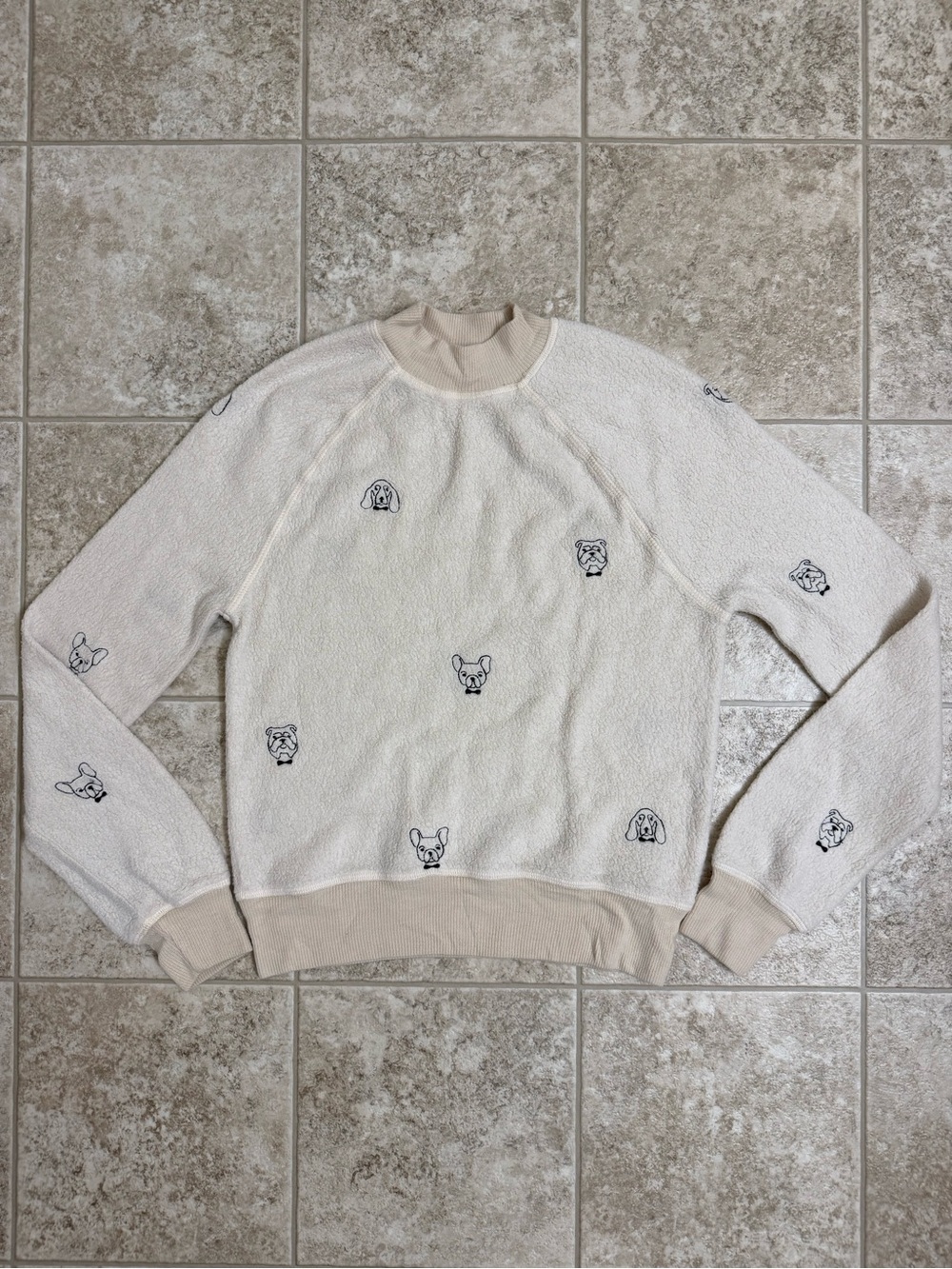 T.La Anthropologie Embroidered Sweater